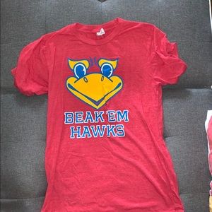 Charlie Hustle Beak Em Hawks shirt